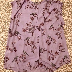 Lavender Bird Top